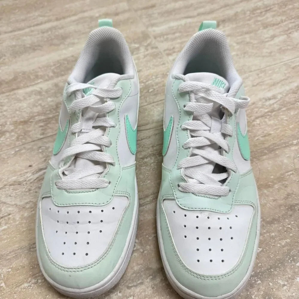 Nike White and Green Trainers